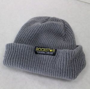 Rockstar Energy Drink Gray Beanie